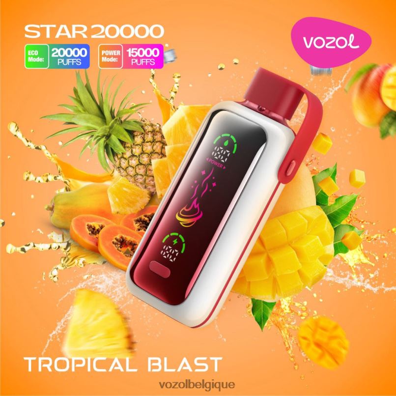 Vozol Bruxelles - VOZOL STAR 20000 explosion tropicale 6D6DJ2