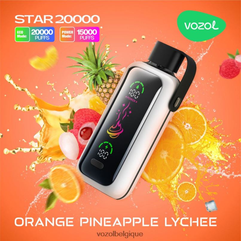 Vozol Rechargeable - VOZOL STAR 20000 litchi orange ananas 6D6DJ15