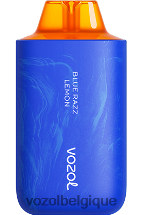 VOZOL STAR- 6000/8000v2 64P255 citron bleu razz VOZOL rechargeable
