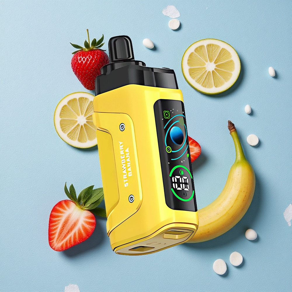 Razz Bar 45000 Bouffées Fraise Banane wholesale Belgique Rechargeable Type-C