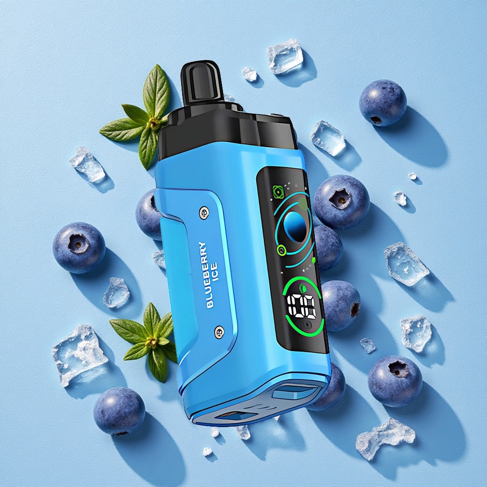 Razz Bar 45000 Bouffées Vape Jetable Bleuet Glacé wholesale Belgique Bobine Mesh 1.0 Ohm