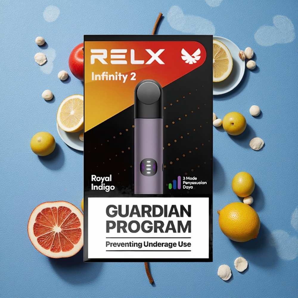 RELX Infinity 2 600-650 bouffées Indigo Royal wholesale Belgique Finition métallique élégante