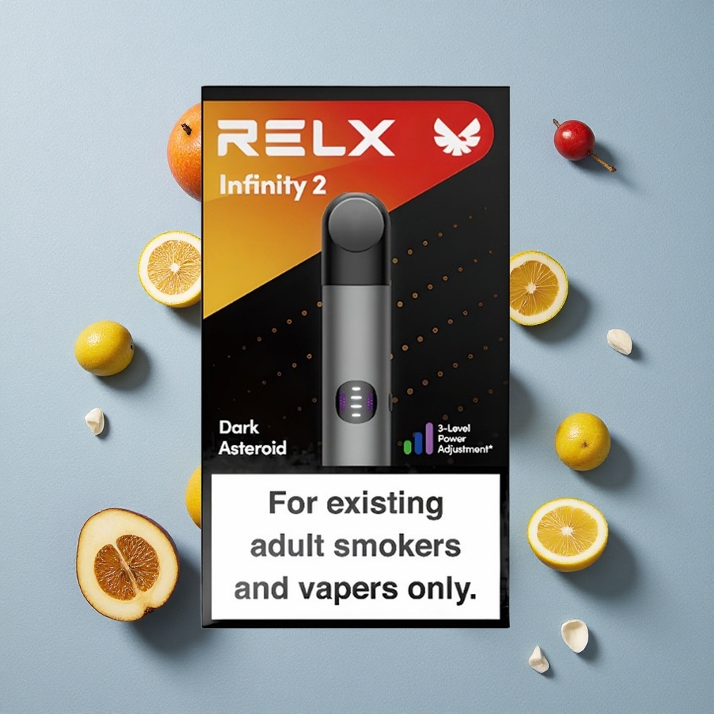 RELX Infinity 2 650 bouffées Gris wholesale Belgique Finition métallique