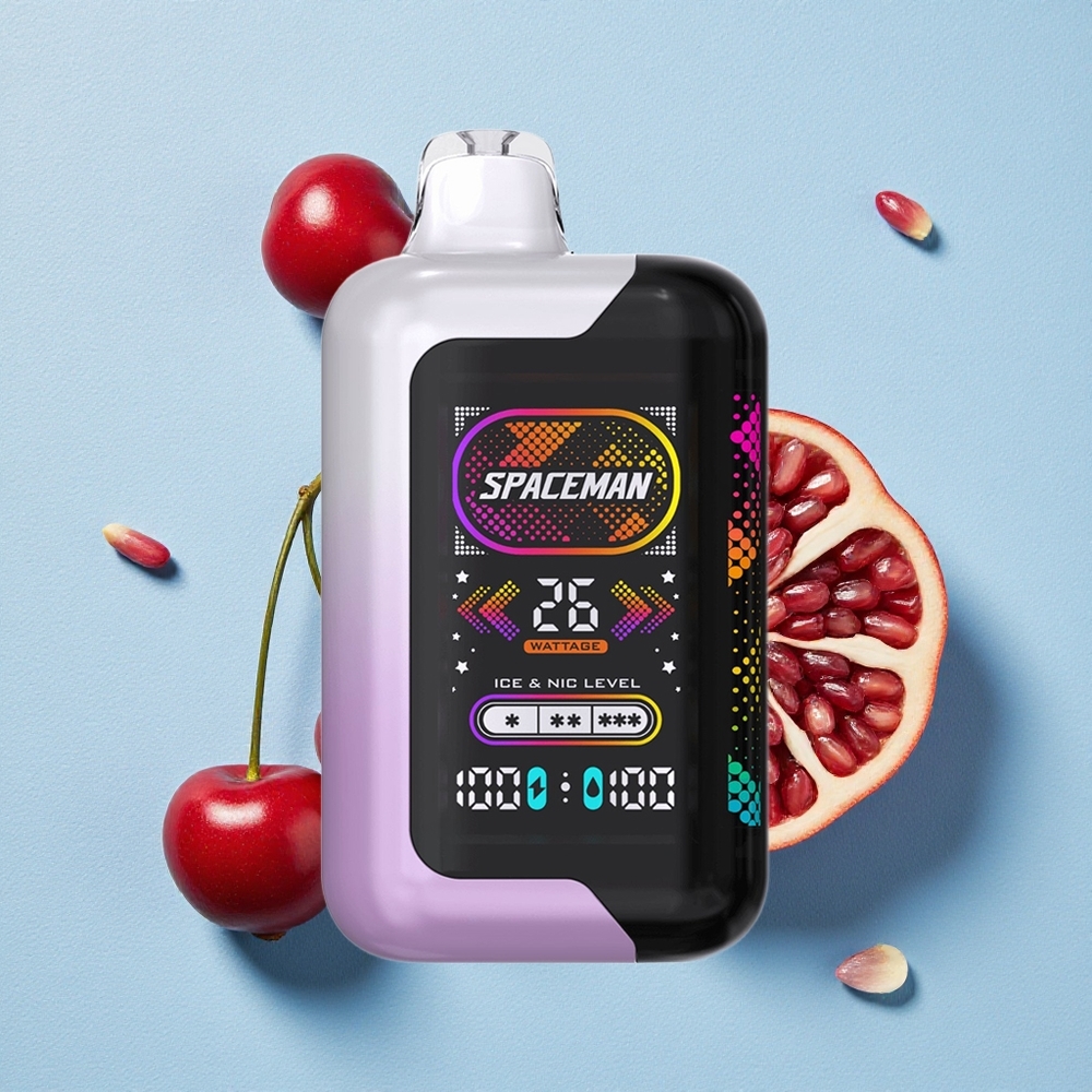 SMOK SPACEMAN SP40000 Vape Jetable Cerise Grenade 40000 Bouffées wholesale Belgique Ecran LED 2,28"