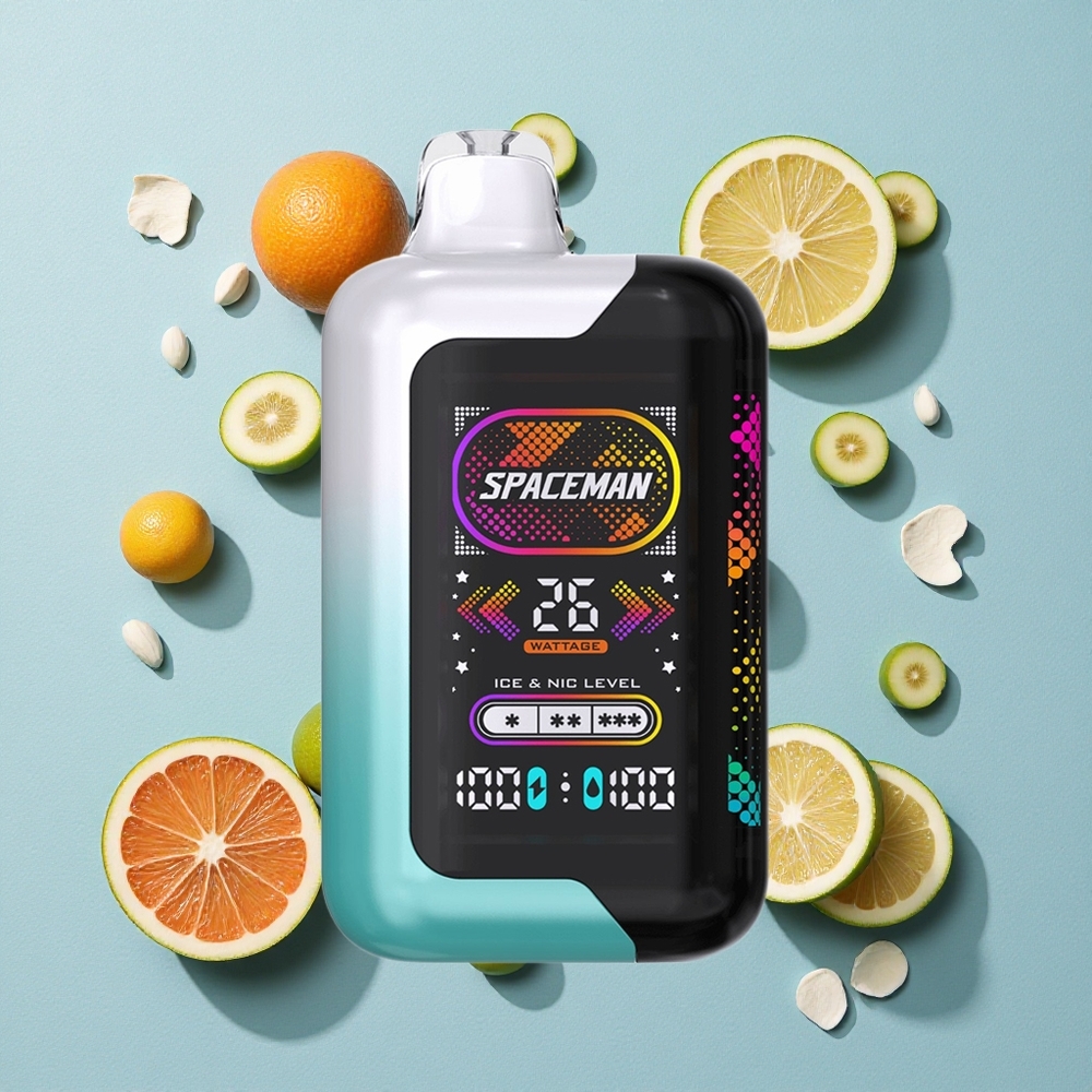 SMOK SPACEMAN SP40000 Vape Jetable Menthe Fraîche 40000 Bouffées écran LED 2.28" wholesale Belgique